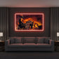 Chhatrapati Shivaji Maharaj LED Neon Wall Art | UV Printed Acrylic Frame Neonsignsindia