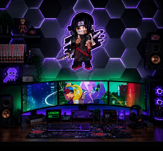 Chibi Itachi Uchiha Neon Sign Neonsignsindia