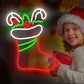 Christmas Stocking Neon Sign (13*17 inches) | Neon Signs India — Image 3