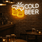 Cold Beer (15.55x8.66 Inches) | Neon Signs India — Image 1