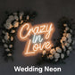 “Crazy in Love” LED Neon Sign – Romantic Décor for Weddings & Couple Spaces Neonsignsindia