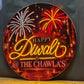 Custom Name Diwali Celebration Neon with Moving Fireworks