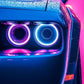 Neon Street Pulse Car Wall Art