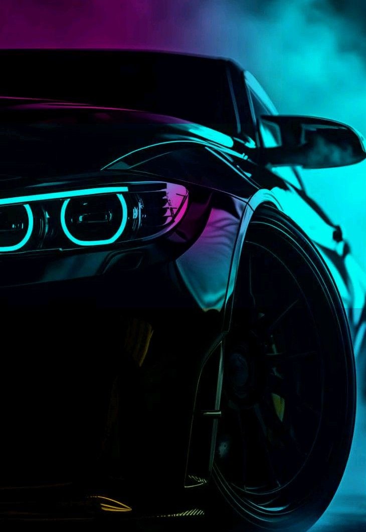 Neon Drive Luxury Wall Art