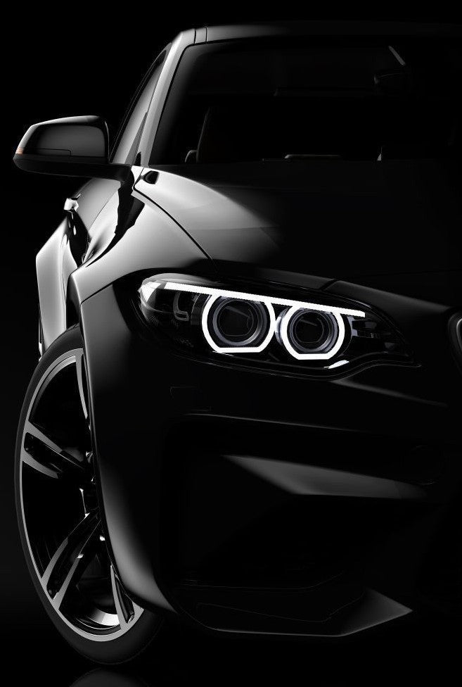 Midnight BMW Glow – Premium Neon Car Wall Art