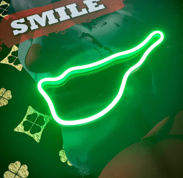 The Joker Smile LED Wall Art | Iconic Villain Pop Culture Neon Art