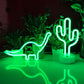 Dinosaur Neon Signs (16x10 inches) Neonsignsindia