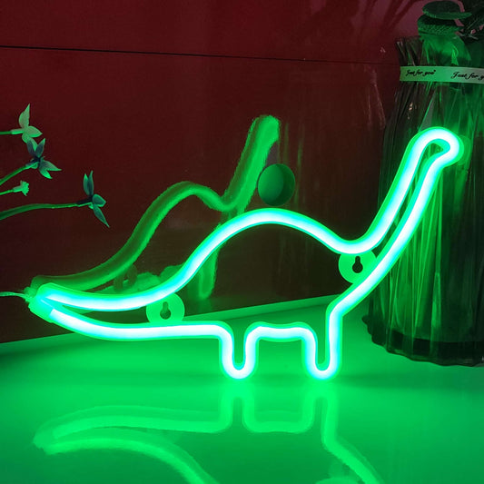 Dinosaur Neon Signs (16x10 inches) Neonsignsindia