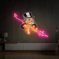 Money Tycoon Neon Wall Art – Gangster Monopoly Style LED Neon Sign