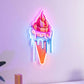 Dripping Ice Cream Neon Sign – Candy Glow Wall Light | Neon Signs India — Image 2