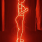 Dynamic Fitness Motion Neon Sign | Gym & Dance Wall Art LED Neon - LED Neon Sign