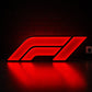 F1 Logo LED Neon Desk Lamp – Racing Fan Night Light