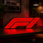 F1 Logo LED Neon Desk Lamp – Racing Fan Night Light