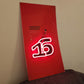 F1 Charles Leclerc Uv print Neon Led 20"x12" Neonsignsindia