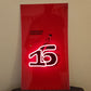 F1 Charles Leclerc Uv print Neon Led 20"x12" Neonsignsindia
