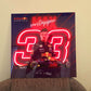 F1 Max Verstappen#16 Red Bull Neon Sign – UV Printed LED Wall Art 18"x18 " Inch Neonsignsindia