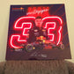F1 Max Verstappen#16 Red Bull Neon Sign – UV Printed LED Wall Art 18"x18 " Inch Neonsignsindia