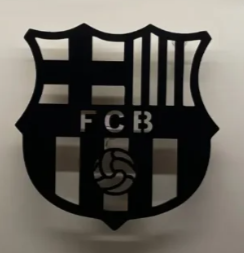 FCB Barcelona Glow Neon Wall Light – Minimal Football Logo Decor Neonsignsindia