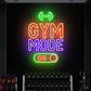 “Fitness Neon Sign ‘Gym Mode On’ – Modern LED Wall Art” Neonsignsindia