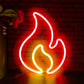 Flame Neon Sign (8x10 inches) Neonsignsindia