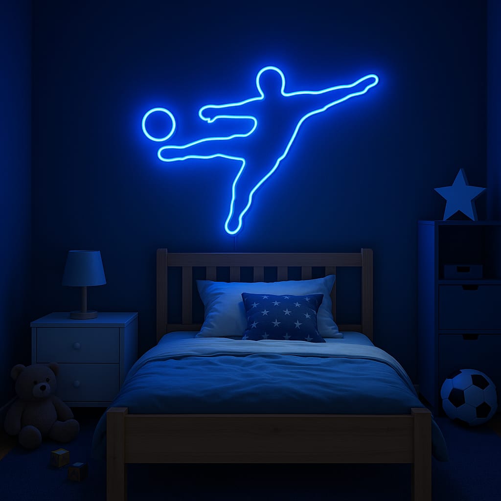 Football player Neon sign Neonsignsindia