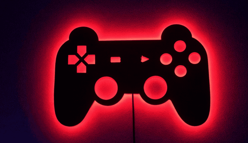 Gaming Controller Neon Wall Light – Gamer Room Wall Art Game room Neonsignsindia