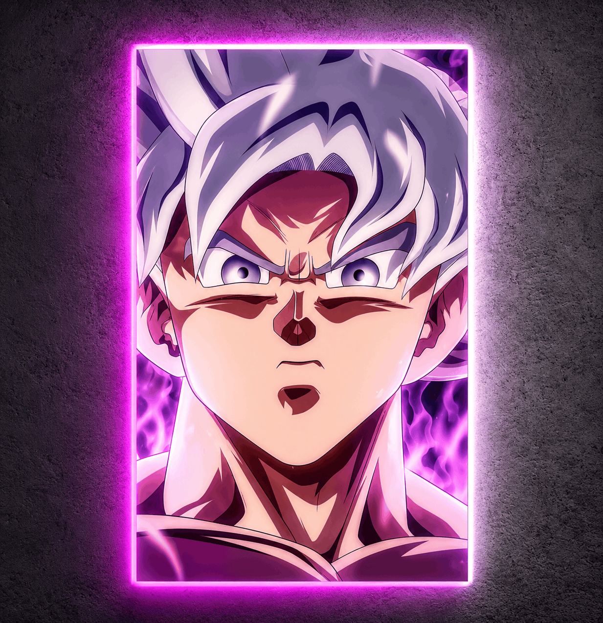 Goku Ultra Instinct LED Panel Neonsignsindia