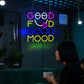 Good Food Good Mood Neon Sign Neonsignsindia