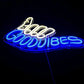Good Vibes Neon Sign Light for Wall Décor 12*16 Inch Neonsignsindia