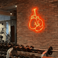 Gym Boxing Gloves Neon Sign – Fighter Spirit LED Wall Light Neonsignsindia