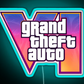 GTA VI Ice Blue Neon Sign – Grand Theft Auto 6 LED Neon Wall Art Ice Blue Glow