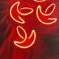 Happy Diwali Diya neon sign (3" Size X 5 Diyas) Neonsignsindia