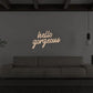 Hello Gorgeous led Light (8 * 15 Inch) (Warm White) Neonsignsindia