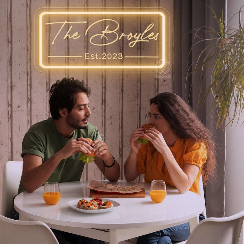 Home/Office neon etching template Neonsignsindia