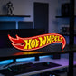 Hot Wheels LED Neon Desk Lamp – Retro Racing Night Light