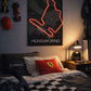 Hungaroring F1 Circuit Wall Art – Racing Track LED Wall Decor | Neon Signs India — Image 1