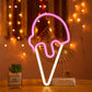 Ice Cream Signs Neon Lights (6*12 inches) Neonsignsindia