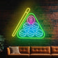 8 ball/Snooker Neon sign 18*18 inches