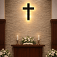 Illuminated Cross Wall Light – Minimal LED Christian Wall Decor for Home & Prayer Room Neonsignsindia