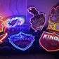 IPL RR Rajasthan Royals Uv Print Neon Cricket Neonsignsindia