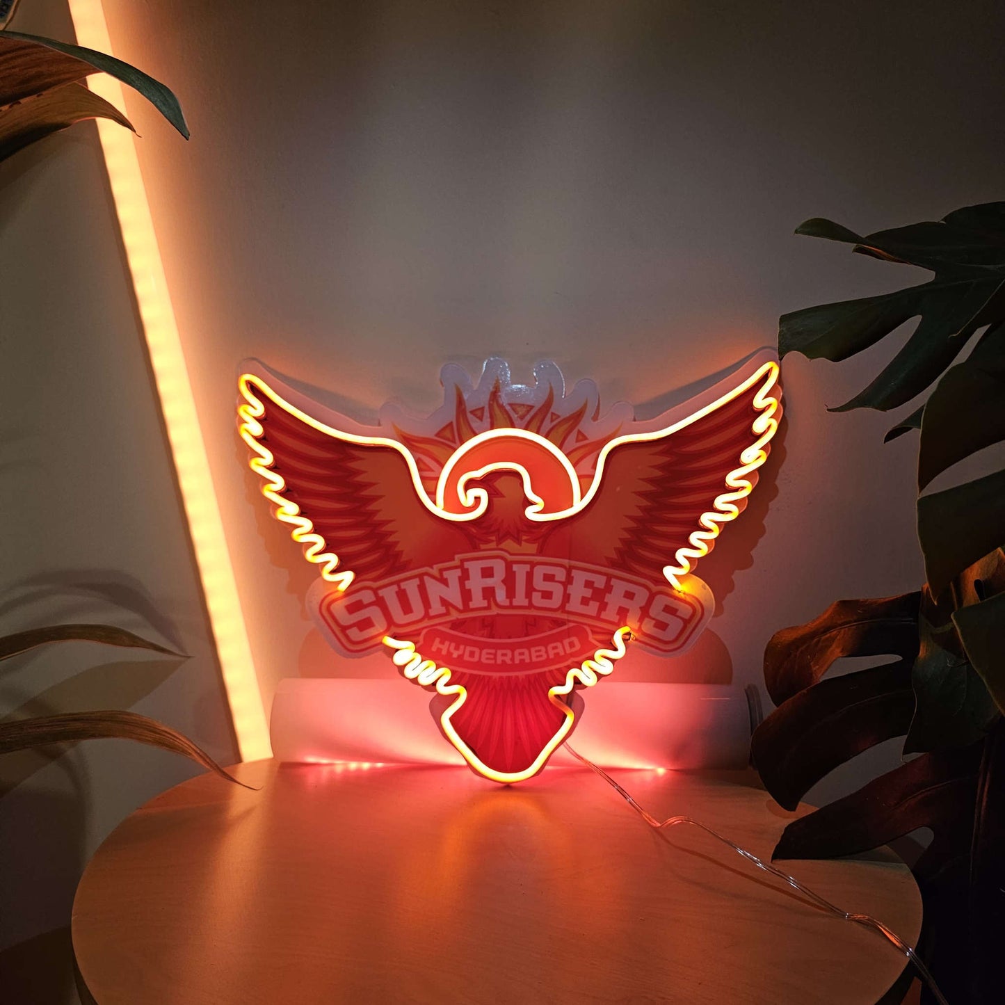 IPL Cricket Sunrisers Hyderabad Uv Print Neon Neonsignsindia