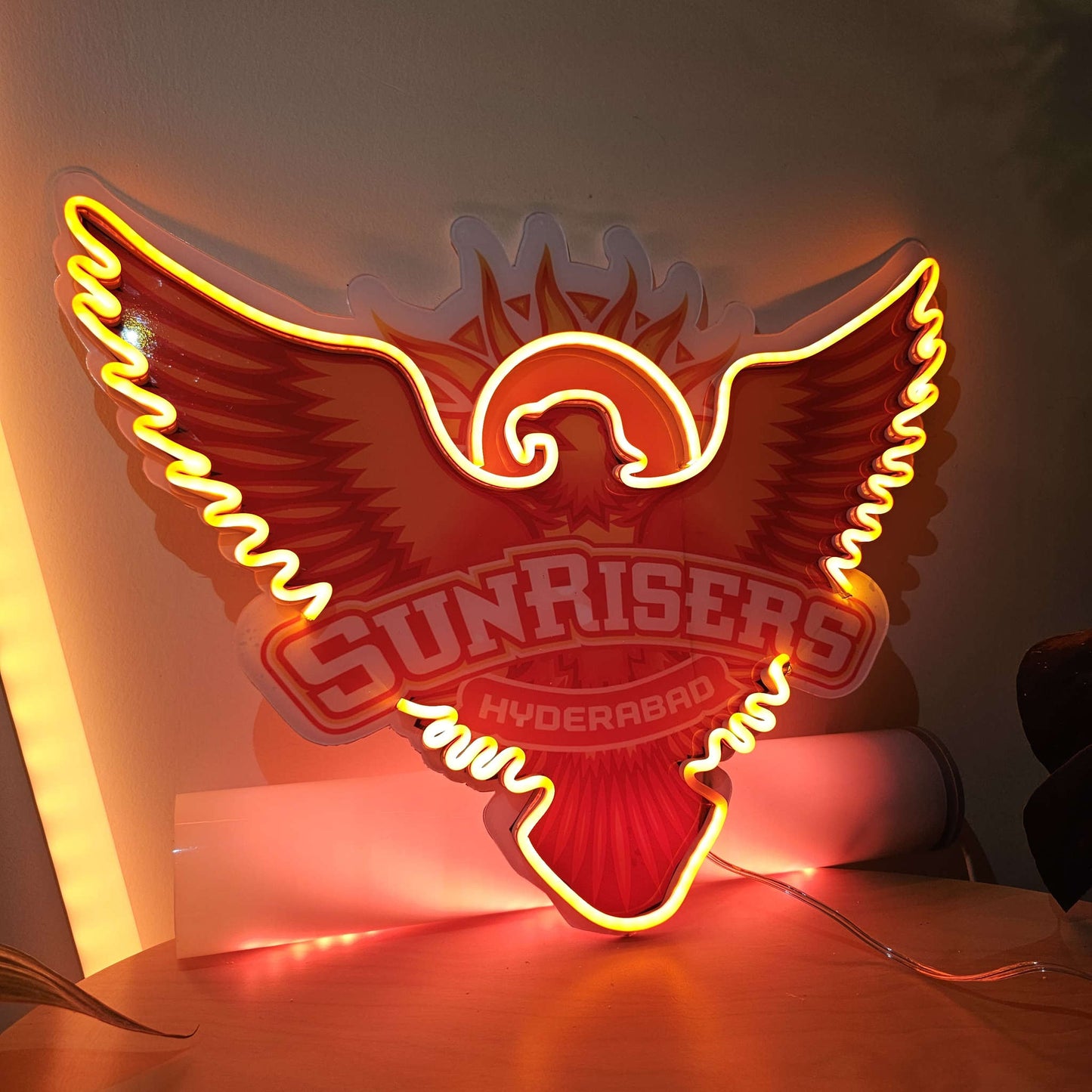 IPL Cricket Sunrisers Hyderabad Uv Print Neon Neonsignsindia