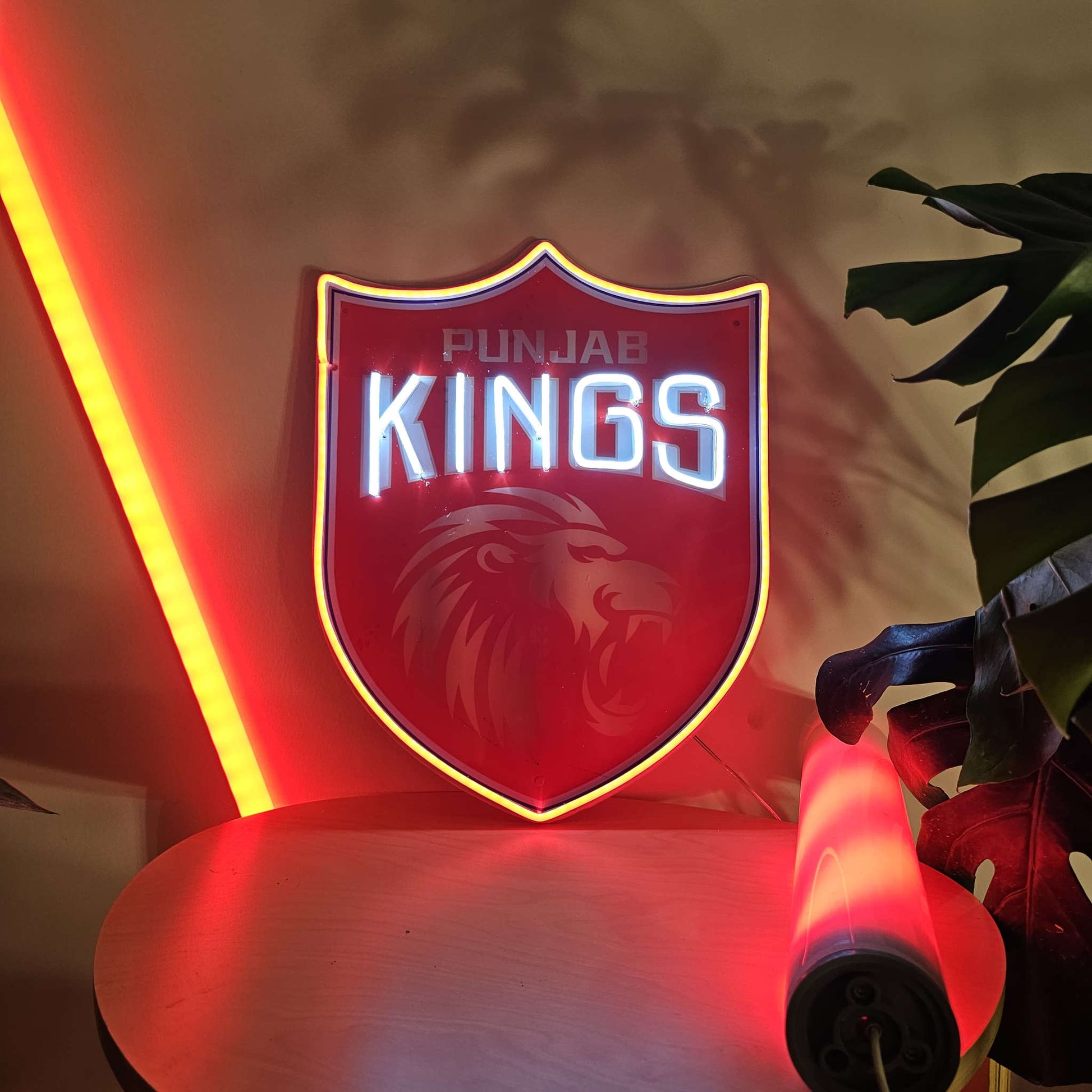 IPL Punjab Kings Uv Print Neon Neonsignsindia