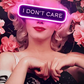 Marilyn "I DON'T CARE" Neon Wall Art | Iconic Diva Pop Art with Empowering LED Quote