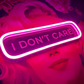 Marilyn "I DON'T CARE" Neon Wall Art | Iconic Diva Pop Art with Empowering LED Quote