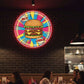 Burger UV Print Neon Sign (18x18 inches)🍔✨ Neonsignsindia