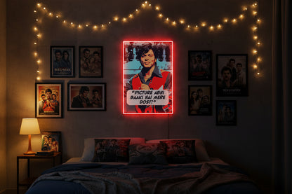 “King Khan Pop Art Neon Sign” Neonsignsindia