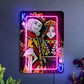King & Queen Neon Wall Art – Playing Card Casino LED Wall Décor Game Room | Neon Signs India — Image 1