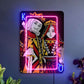 King & Queen Neon Wall Art – Playing Card Casino LED Wall Décor Game Room | Neon Signs India — Image 1