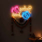 KUNITARI YENAR GG “कुणीतरी येणार गं” Neon Sign | Baby Arrival LED Wall Decor | Neon Signs India — Image 3